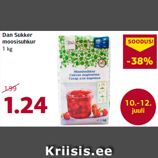 Allahindlus - Dan Sukker moosisuhkur 1 kg