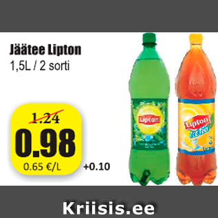 Allahindlus - Jäätee Lipton