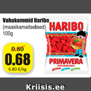 Allahindlus - Vahukommid Haribo