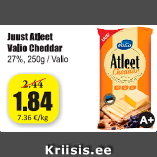 Allahindlus - Juust Atleet Valio Cheddar