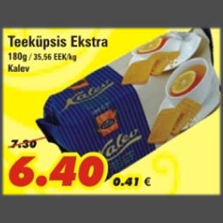 Allahindlus - Teeküpsis Ekstra