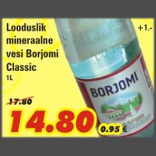 Allahindlus - Looduslik mineraalne vesi Borjomi Classic