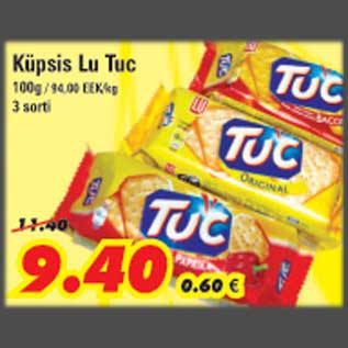 Allahindlus - Küpsis Lu Tuc