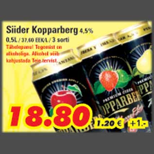 Allahindlus - Siider Kopparberg