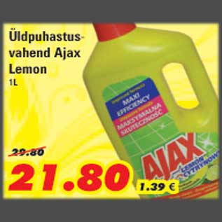 Allahindlus - Üldpuhastusvahend Ajax Lemon