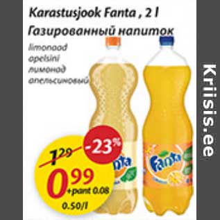 Allahindlus - Karastusjook Fanta,