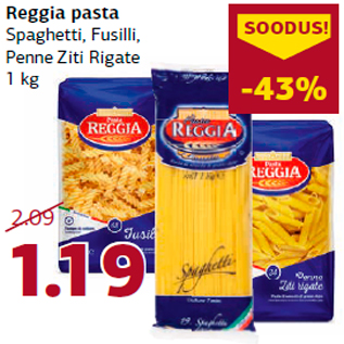 Allahindlus - Reggia pasta