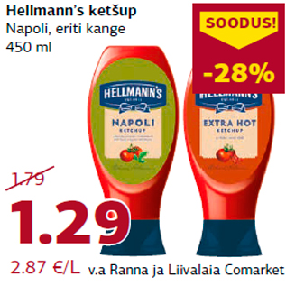 Allahindlus - Hellmann’s ketšup