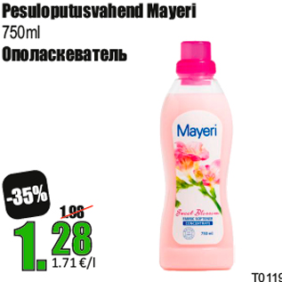 Allahindlus - Pesuloputusvahend Mayeri 750ml