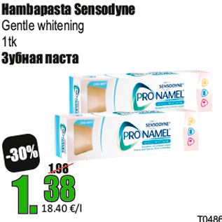 Allahindlus - Hambapasta Sensodyne