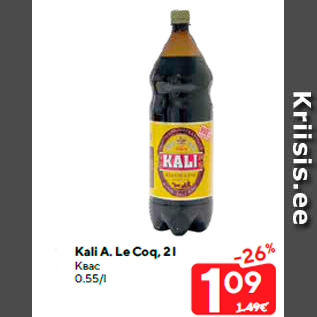 Allahindlus - Kali A. Le Coq, 2 l