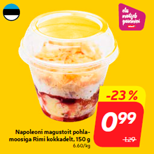 Allahindlus - Napoleoni magustoit pohlamoosiga Rimi kokkadelt, 150 g