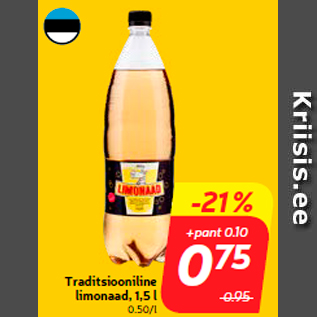 Allahindlus - Traditsiooniline limonaad, 1,5 l