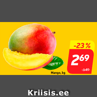 Allahindlus - Mango, kg