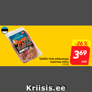 Allahindlus - Šašlõkk Viola sulajuustuga Saaremaa, 600 g