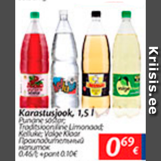 Allahindlus - Karastusjook, 1,5 l