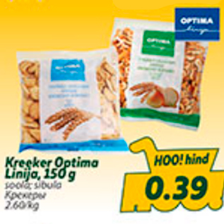 Allahindlus - Kreeker Optima Linuja, 150 g