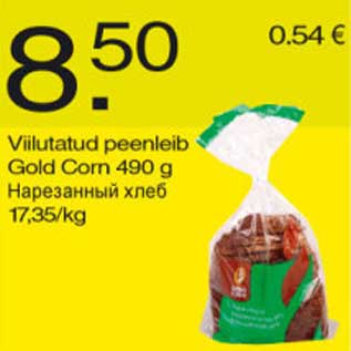 Allahindlus - Viilutatud peenleib Gold Corn