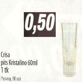 Allahindlus - Crisa pits Kristalino 60ml