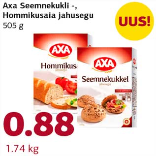 Allahindlus - Axa Seemnekukli -,Hommikusaia jahusegu