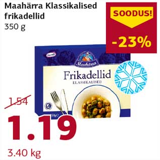 Allahindlus - Maahärra Klassikalised frikadellid