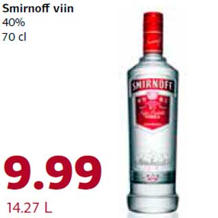 Allahindlus - Smirnoff viin