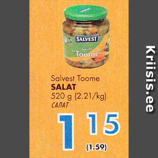 Allahindlus - Salvest Toome SALAT 520 g