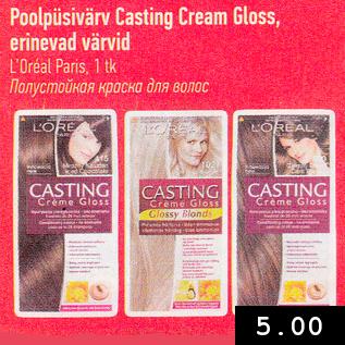 Allahindlus - Poolpüsivärv Casting Cream Gloss