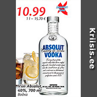 Allahindlus - Viin Absolut