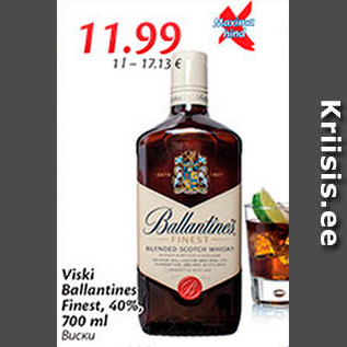 Allahindlus - Viski Ballantines Finest