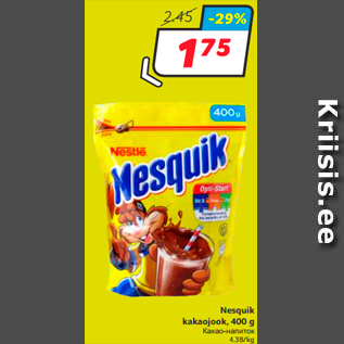 Allahindlus - Nesquik kakaojook, 400 g