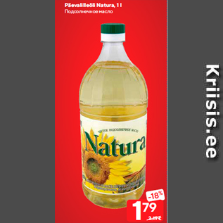 Allahindlus - Päevalilleõli Natura, 1 l