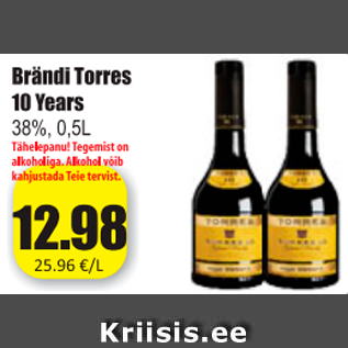 Allahindlus - Brändi Torres 10 Years