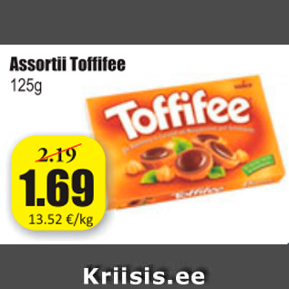 Allahindlus - Assorti Toffifee 125 g