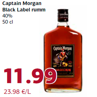 Allahindlus - Captain Morgan Black Label rumm