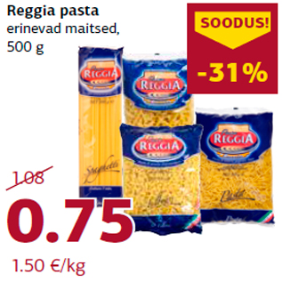 Allahindlus - Reggia pasta