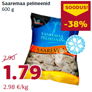 Allahindlus - Saaremaa pelmeenid 600 g