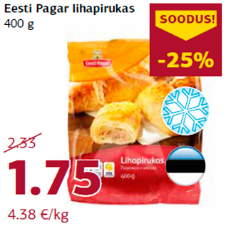 Allahindlus - Eesti Pagar lihapirukas 400 g