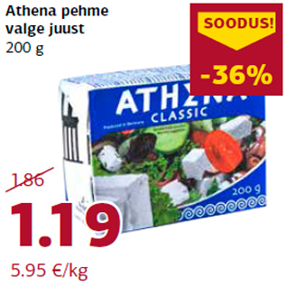 Allahindlus - Athena pehme valge juust 200 g