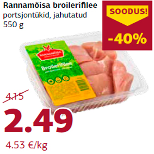 Allahindlus - Rannamõisa broilerifilee