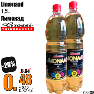 Allahindlus - Limonaad 1,5L