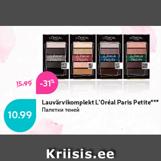 Allahindlus - Lauvärvikomplekt L’Oréal Paris Petite***