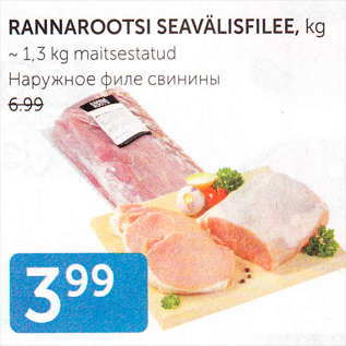 Allahindlus - RANNAROOTSI SEAVÄLISFILEE, KG