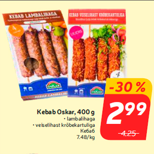 Allahindlus - Kebab Oskar, 400 g