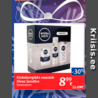 Allahindlus - Kinkekomplekt meestele Nivea Sensitive