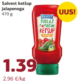 Allahindlus - Salvest ketšup jalapenoga