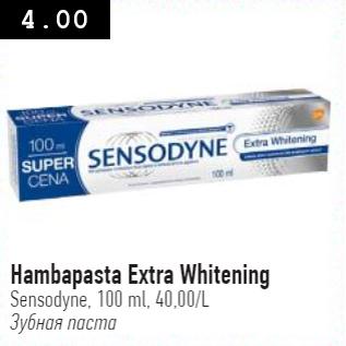 Allahindlus - Hambapasta Extra Whitening Sensodyne