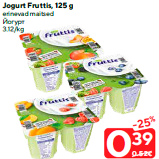 Allahindlus - Jogurt Fruttis, 125 g