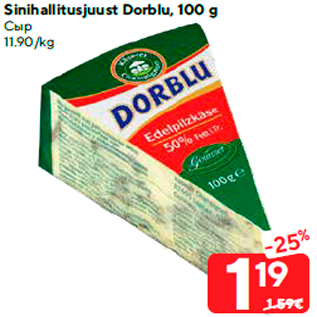 Allahindlus - Sinihallitusjuust Dorblu, 100 g