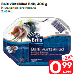 Allahindlus - Balti vürtsikilud Briis, 400 g